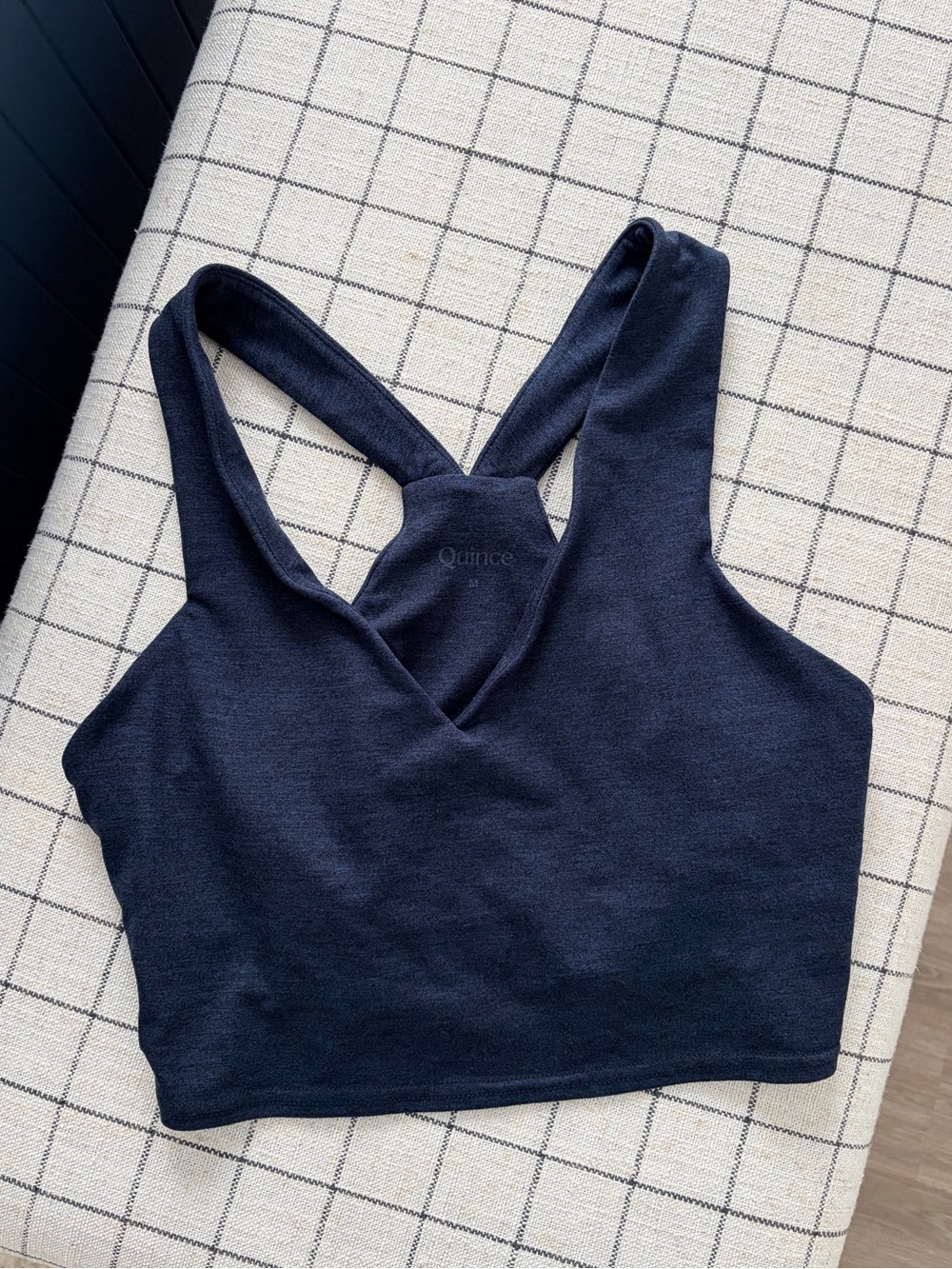 Quince Heathered Navy Ultra-Soft Tank